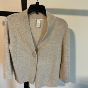 Tweeds Light Beige Knit Cardigan